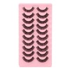 Pestañas Postizas, 10 Pares, Reutilizables, Suaves, 3D, Multicapa, Pestañas Postizas,