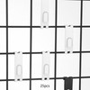 25Pcs Notch Hooks Notch Display Hooks for Wire Grid Utility