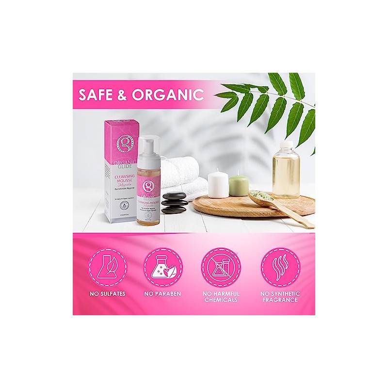 Organic Glide Probiotic Natural Feminine Intimate Body Wash PH Balanced,