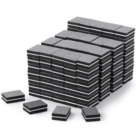 150Pcs Mini Nail Buffer Blocks 100/180 Grit Nail Buffers for Acrylic Nails - Dual Sided Buffers for Nails Polishing(Black)