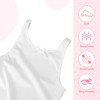 Toulite 2 Pcs Girls White Slip for Under Dresses Sleeveless