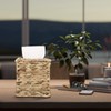 INHEMING 1 pcs Rattan tissue box, Brown rattan tissue box,