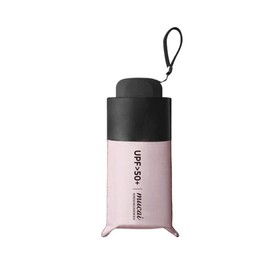 OAICIA Umbrella, Stormproof, Small Pocket Umbrella, Windproof, UV Protection, Ultralight Umbrella, Foldable, Robust Mini Umbrella for Men, Children, Women, pink