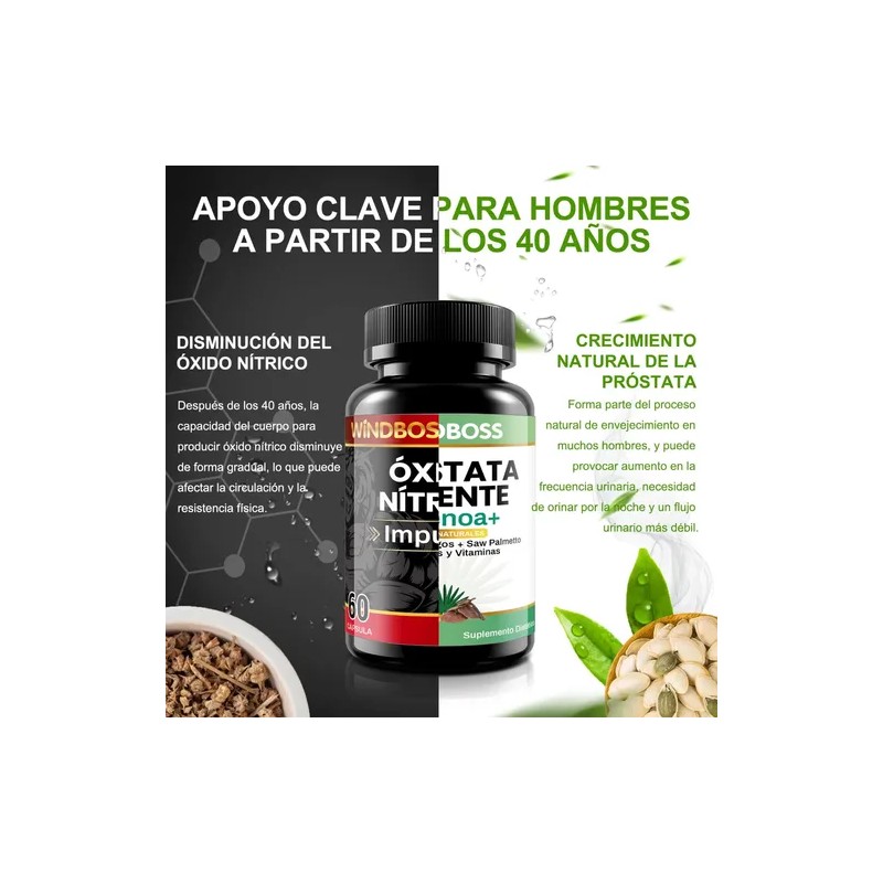 Windboss Mens Health Combo Apoyo Salud Mascul