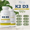 NAIMA K2 D3, 360 Cápsulas | Suplemento Alimenticio 100% Puro