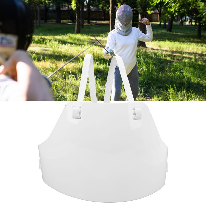 Fencing Chest Guard Lightweight Breathable Adjustable Strap Men Fencer Breast