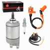 Starter Motor & Relay Ignition Coil Spark Plug Compatible with