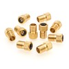 MEAJOO 2PCS Brass Presta Valve Adapter, Convert Presta to Schrader