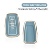 QBUC for Toyota Key Fob Cover with Keychain Suitable for
