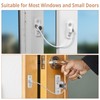Kamtop 8 Pack Window Restrictor Locks, Childproof Cable Restrictor Lock
