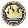 US First Responders Challenge Coin American EMS Police Firefighter Coin