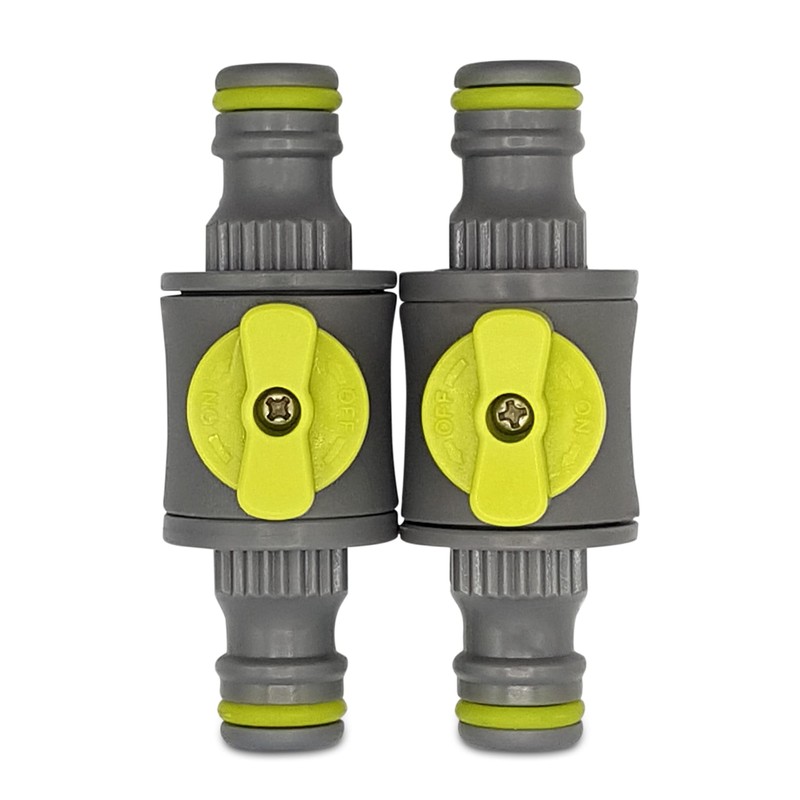 in-Line quick release shut off valve kit compatible with Hozelock