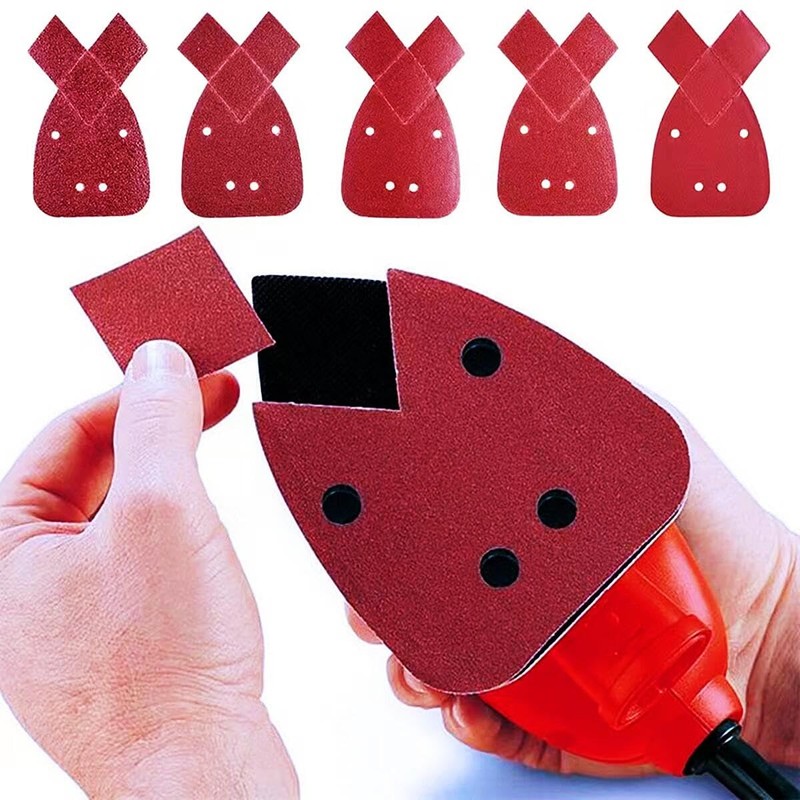 50pcs 120 Grit Sanding Sheets for Black and Decker Mouse