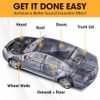 YesBes Sound Deadening Mat - 30 Pcs Automotive Noise Insulation