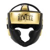 Benlee Head Guard Faux Leather Blance Black/Gold S/M