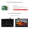 visualización LCD DSI de 4.3 pulgadas con funda para Raspberry