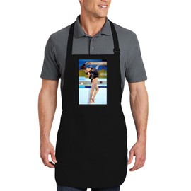 Perfect Process Catalina Ponor - Cotton Cooking Kitchen Apron PFP #GG97642, Black
