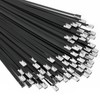 MAIDUNSI Metal Zip Ties black 100pcs 11.8 inch 304Stainless steel