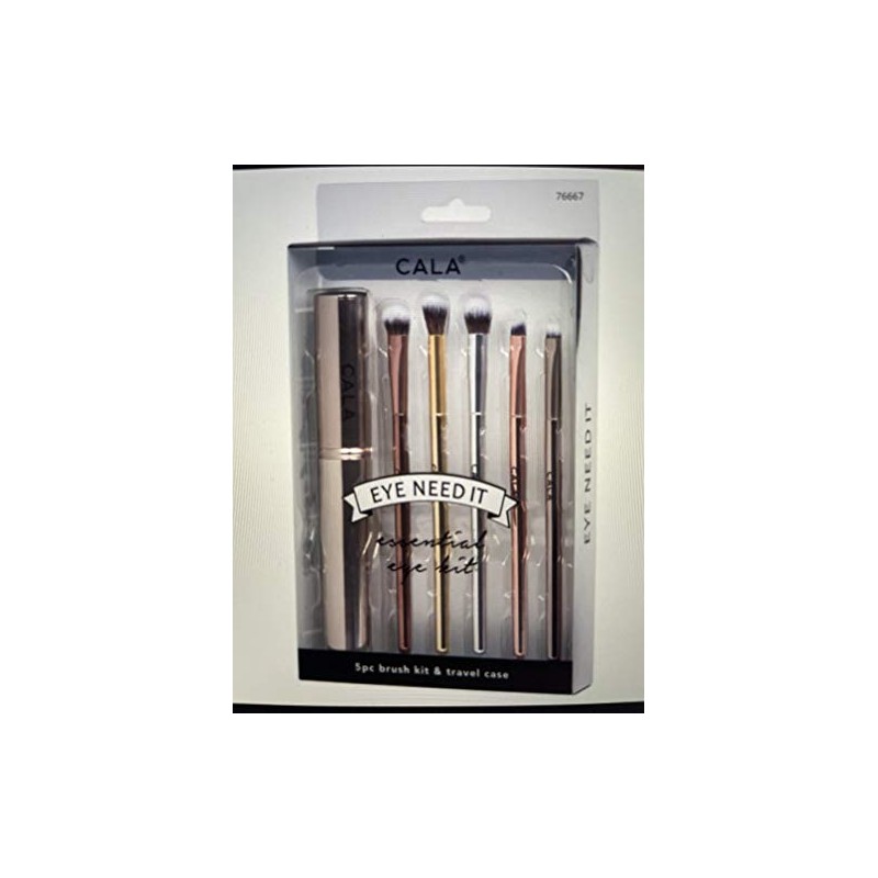 5pc. Brush Kit & Travel Case (Multi color Kit) (MULTICOLOR)