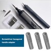 Mijradge 3pcs Manual/Electric Screwdriver Bit Adapter - Hexagonal Handle and