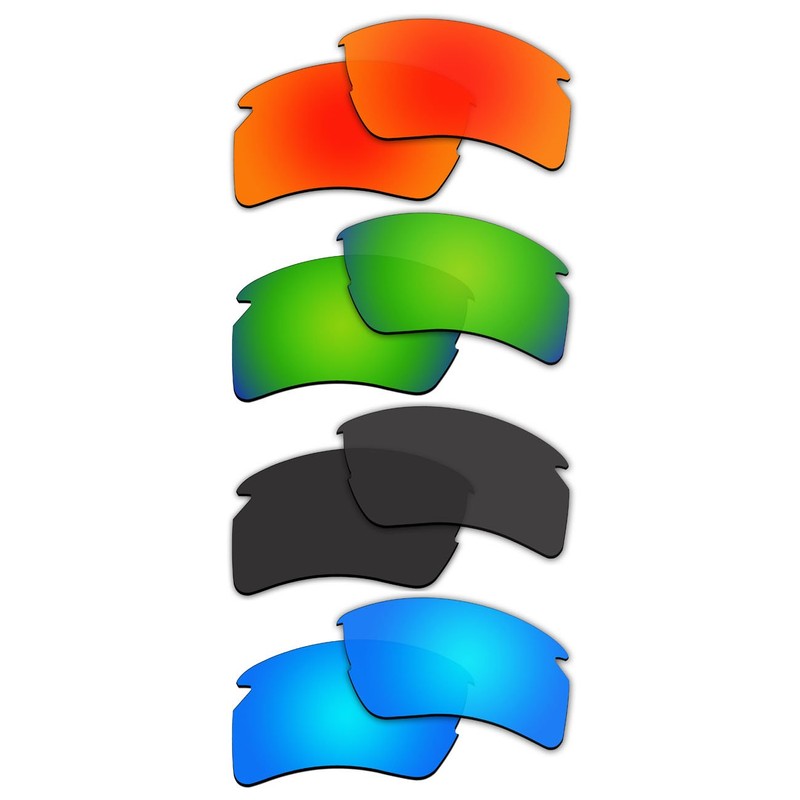 4 Pair Replacement Polarized Lenses for Oakley Flak 2.0 XL