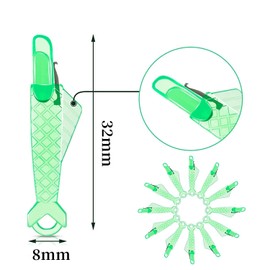 YSTrillion Needle Threader, Pack of 30 Needle Threaders, Fish Type, Plastic Needle Threader, for Hand Sewing, DIY Sewing