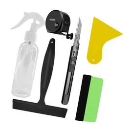 OFHome Vinyl Wrap Tool Kit 6 PCS Window Film Tint Application Kit Craft Car Wallpaper Craft Tools with Vinyl Squeegee, Vinyl Trimming Tool for Window Tinting, Car Stickers, Wallpaper Installation