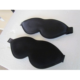 Unimi Set of Two Unimi Lightweight Sleeping Mask  Blackout & Migraines Headaches Black