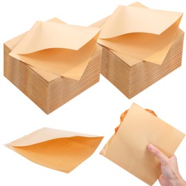 700Pcs Soft Pretzel Bags 6.69 x 7.09 Inch Pretzels Individual Bags Grease Resistant Double Open Paper Sandwich Wrapper Holder for Concession Stands Food Snack Cookie, Brown