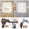 KAMANINA 1 Inch Curtain Rod 32 to 58 Inches (2.6-4.8ft),