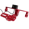 Motorcycle License Plate Mount Adjustable License Plate Holder with Taillight