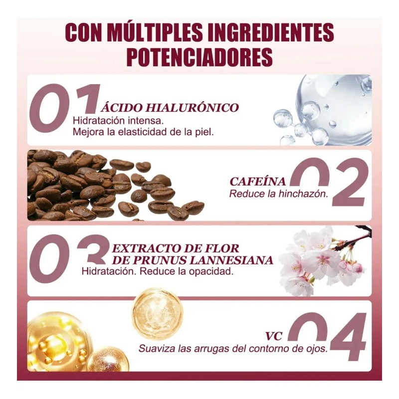 Crema MOPOYAT Contorno de Ojos Niacinamida 20g Pack 2 para