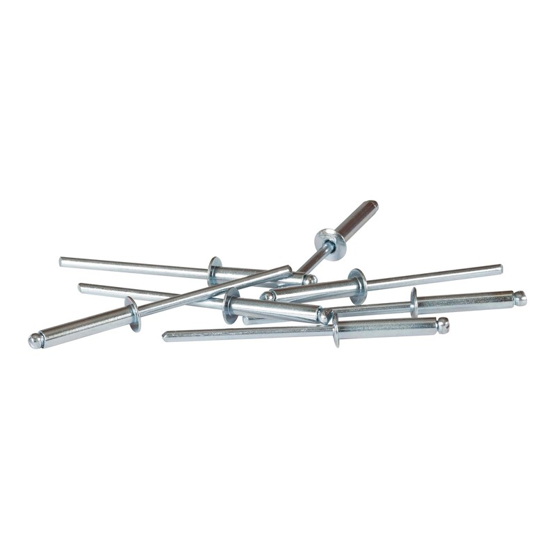 Arrow RLS1/8IP Long Steel 1/8-Inch Pop Rivets for Metal, Fabric,