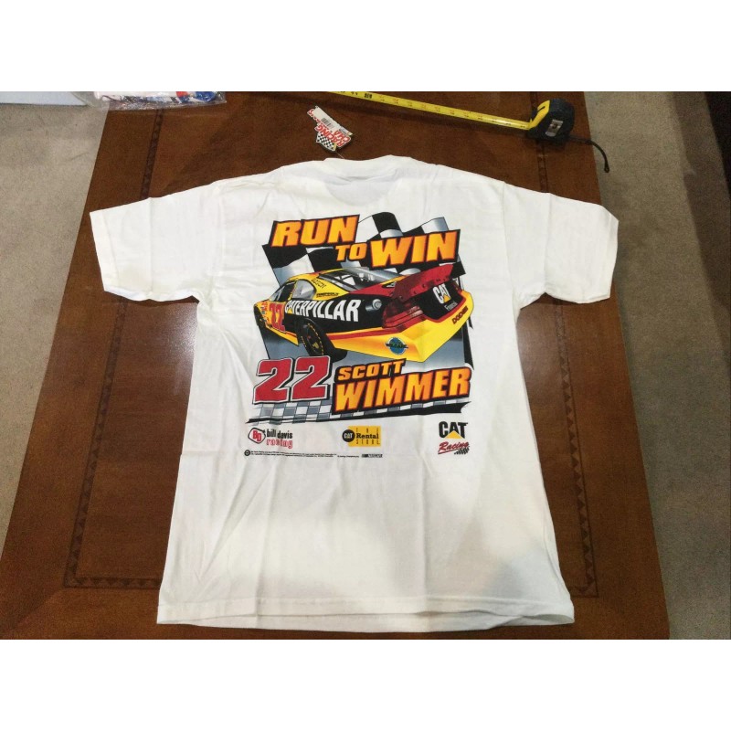 Racing Champions 2003 Vintage NASCAR Shirt Caterpillar Racing Scott Wimmer