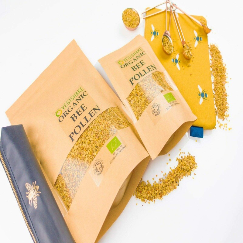 Bee Pollen B-Complex Vitamins B1 B2 B9 C E and