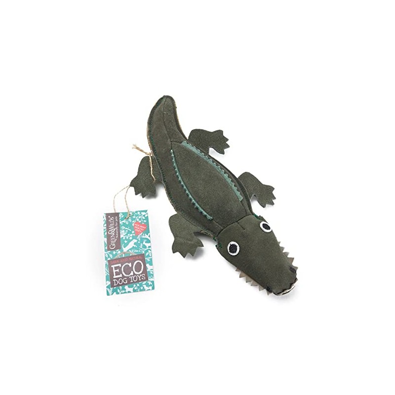 Green & Wilds Eco Dog Toy - Colin the Crocodile