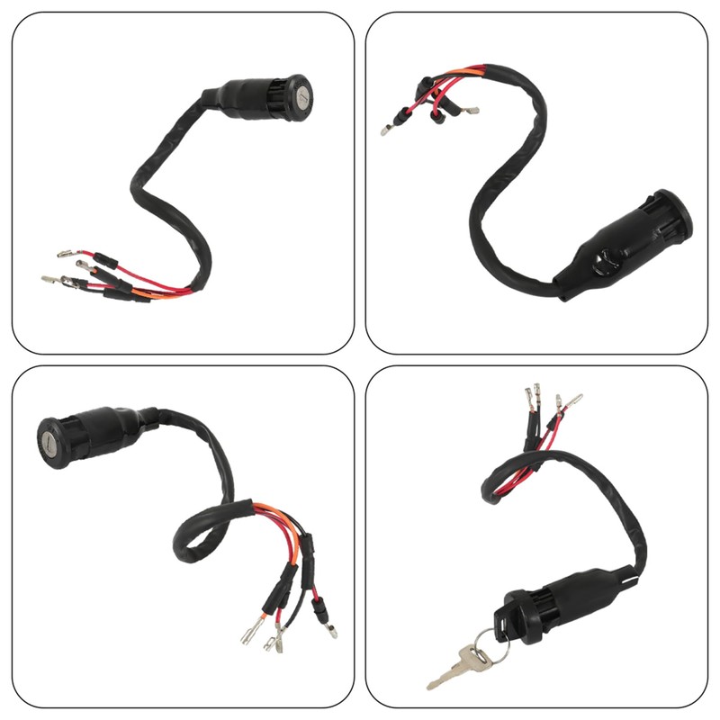 ALL-CARB Ignition Switch with Key Replacement for Honda FourTrax 300