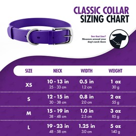 Tuff Pupper Classic Heavy Duty Dog Collar | 10x Stronger Than Leather | 100% Waterproof & Odor Proof Dog Collar | Tough Rust-Proof All Metal Hardware