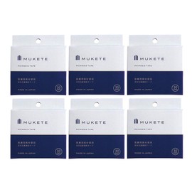 MUKETE (Pseudo-Phimosis Assistance Tape), 6 Pieces + 1 Gift for Repeaters, Standard Type, Made in Japan, 30 Sheets per Box