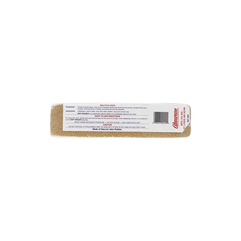 Absorene Dirt Eraser Large Beige 1 3/4"H x 3 3/4"W