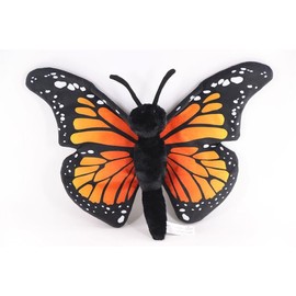 The Petting Zoo, Butterfly Stuffed Animal, Gifts for Girls, Wild Onez Orange Monarch Butterfly Plush Toy (10 inch), Large