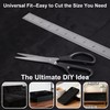 Lypumso Black Suede Wrap - 17in x 70in Self Adhesive