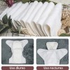 10 Insertos De Fibra De Bambú 4 Capas Ultra Absorbentes