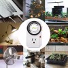 BN-LINK 24 Hr Plug in Mechanical Grounded Programmable Timer Indoor