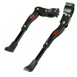 ZENO Bike Kickstand | Height Adjustable Bike Kick Stand | Suitable for Mountain Bike, Road Bike, Kids Bike & Foldable Bike | Compatible for Bicycle With Wheel Diameter of 22-27 Inches