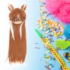 Cosplay Wig Long Straight Adjustable Exquisite Game Anime Cosplay Synthetic