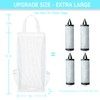 LeCorner Plastic Bag Holder, Large Capacity Grocery Bag Holder, Breathable