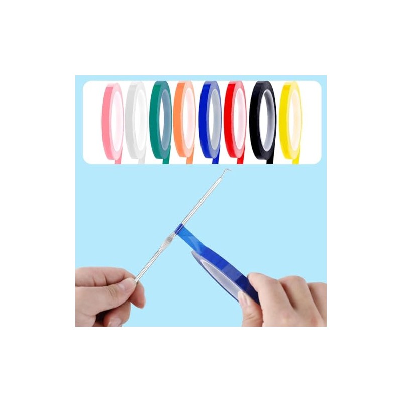 8 Rolls Instrument Identification Tape Autoclavable 270 Fahrenheit 216 Ft/LX