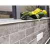 COLAMO Luxury 10 Sheet Thicker Rigid Dark Concrete Gray Peel