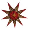Guru-Shop Baldur Foldable Luminous Paper Star, Advent, Christmas Star, 60